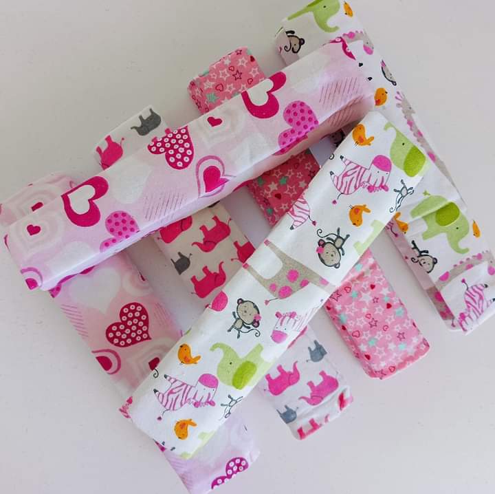 6 pack medium baby flannels on offer at Sure Deals Baby World Kenya