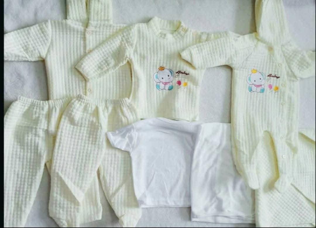 8 piece fleece receiving set - super warm and heavy